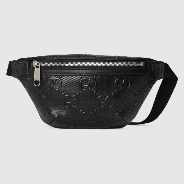 Поясная сумка Gucci с тиснением GG