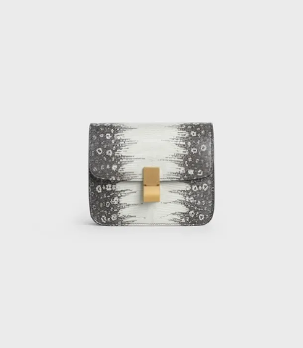 Celine Teen Classic Bag in Lizard Natural